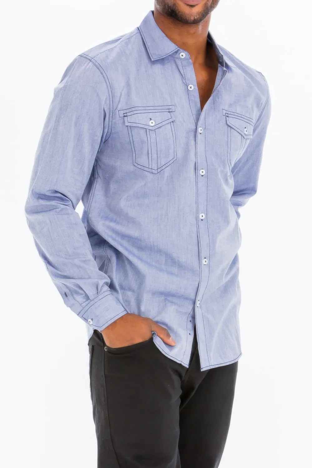 Men's Casual Long Sleeve Shirts