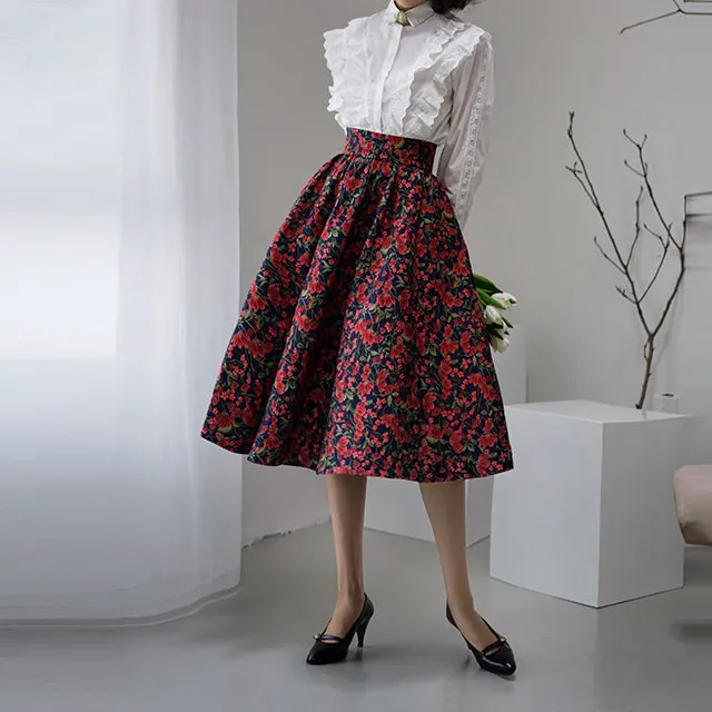 Comfortable Neat Everyday Casual Polyester Skirt
