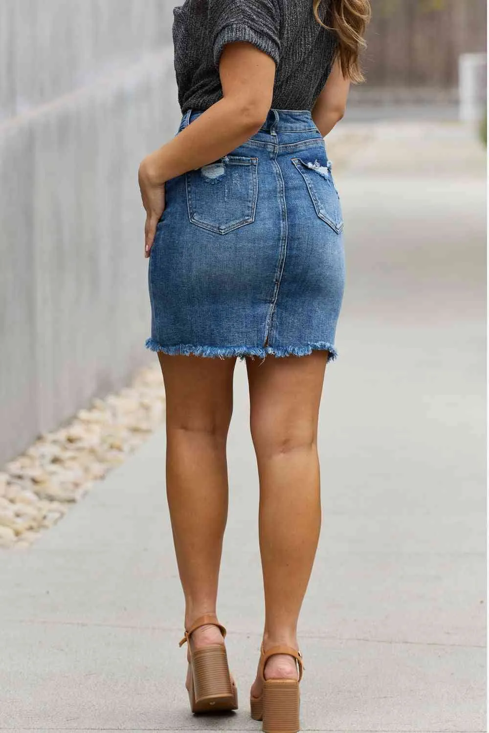 Denim Mini Skirt