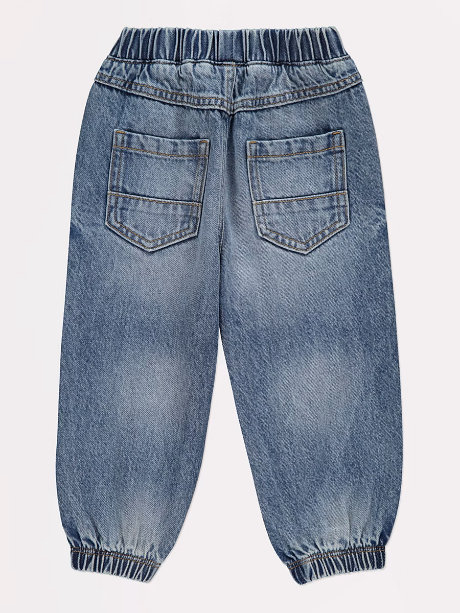 Mid Wash Jogger Jeans detail 2