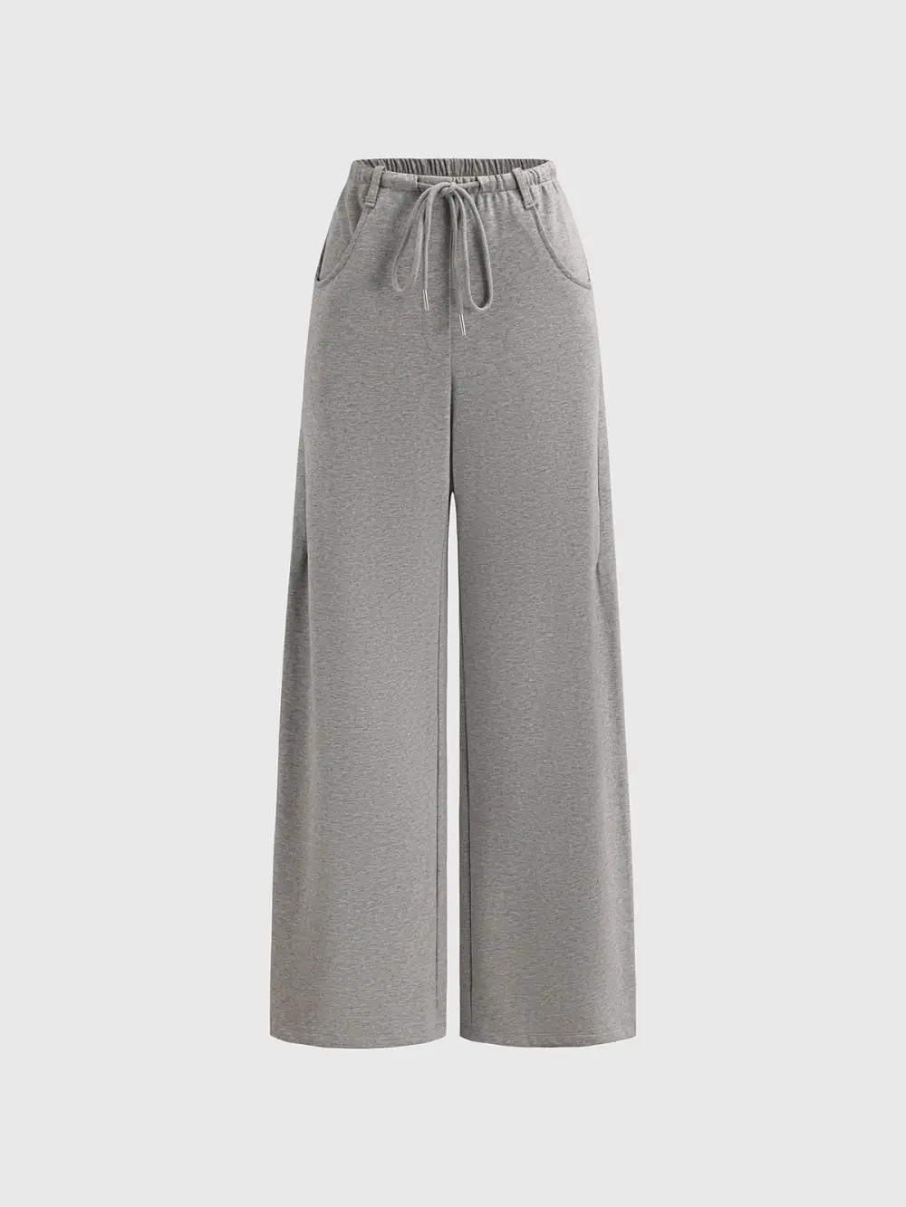 Straight-Leg Relaxed Drawstring-Waist Pants