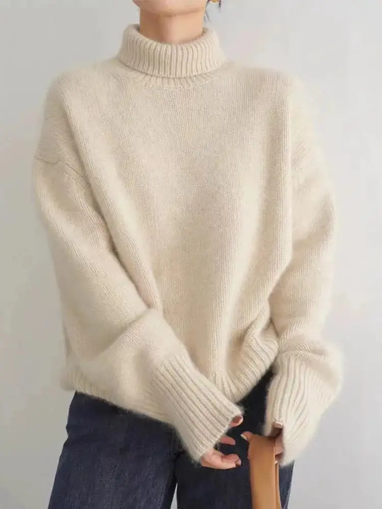 High Neck Warm Sweater