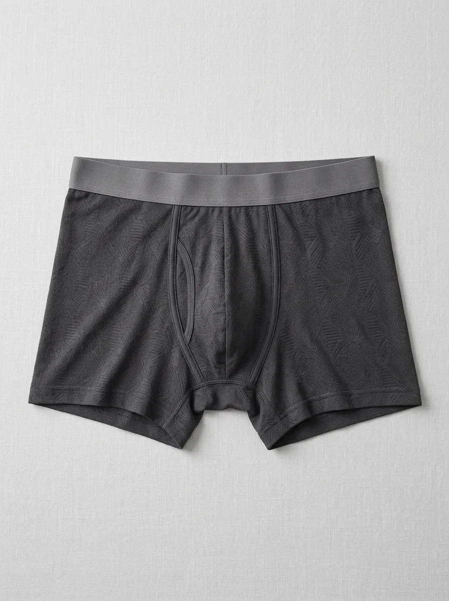 Men's Classic Minimalist Geometric Pattern Boxer Briefs