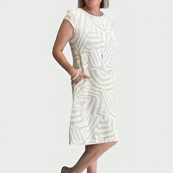 Printed Relaxed Casual Dress