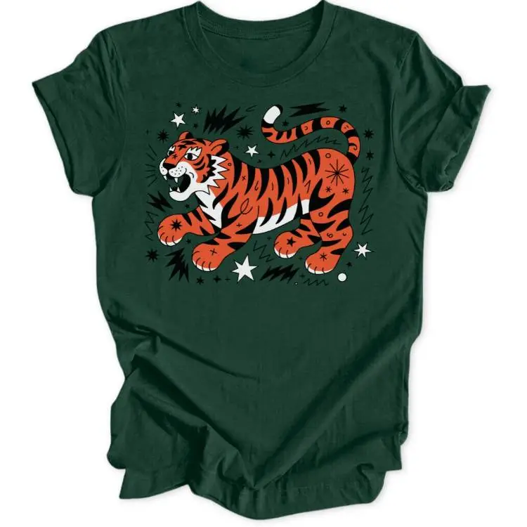 Tiger Doodle Unisex T-Shirt