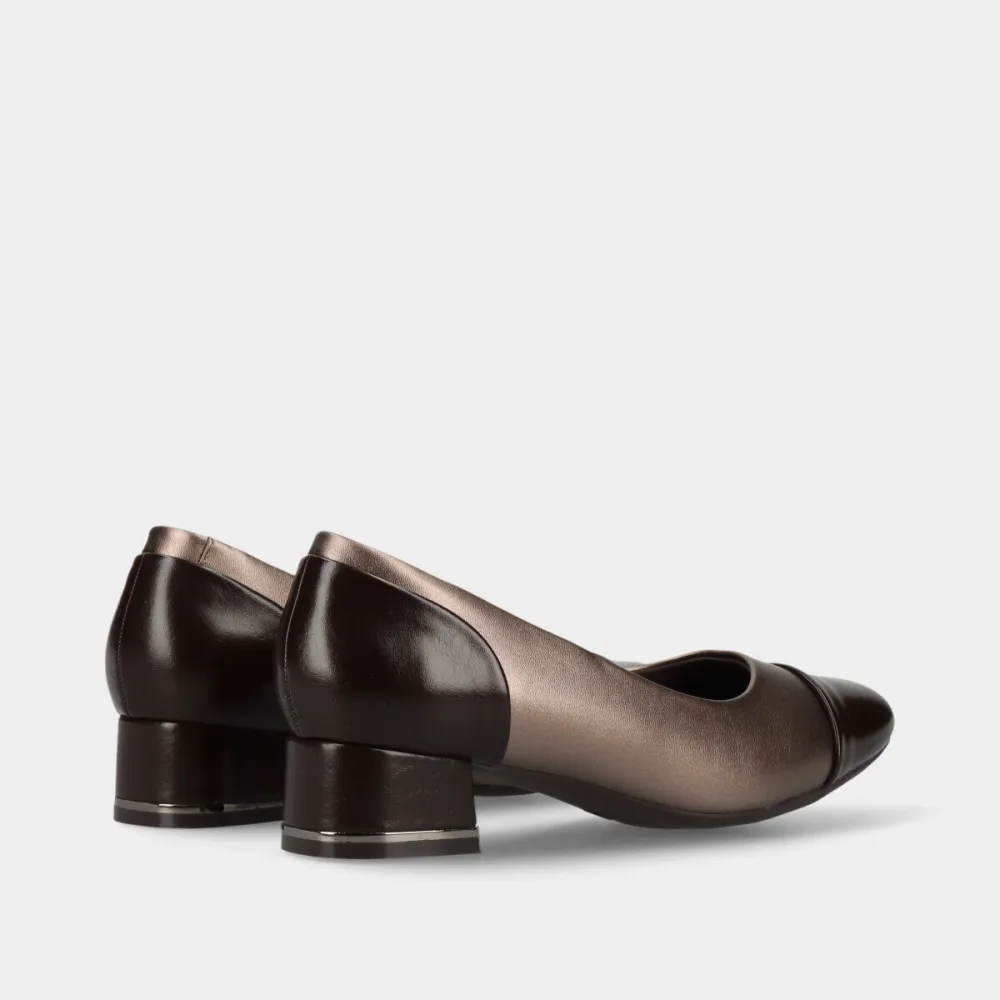 Patent Effect Cushioned Insole Comfort Pumps