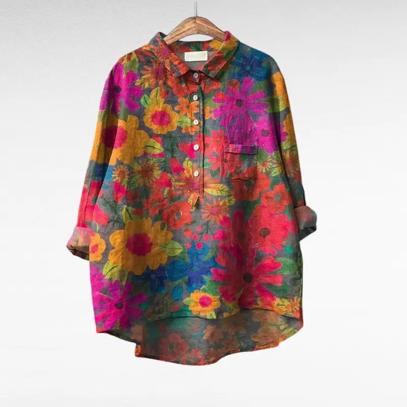 Modern Dropped Shoulder Blouse