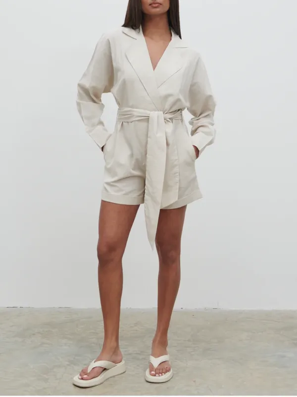 Daily Belted Playsuit