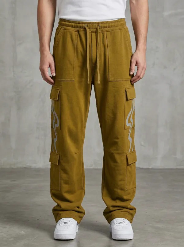 Streetwear Cargo Sweatpants Men's Cargo Joggers
