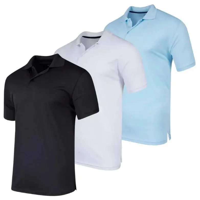 Men's Quick-Dry Short Sleeve Athletic Performance Polo Shirt (Available In Big & Tall)