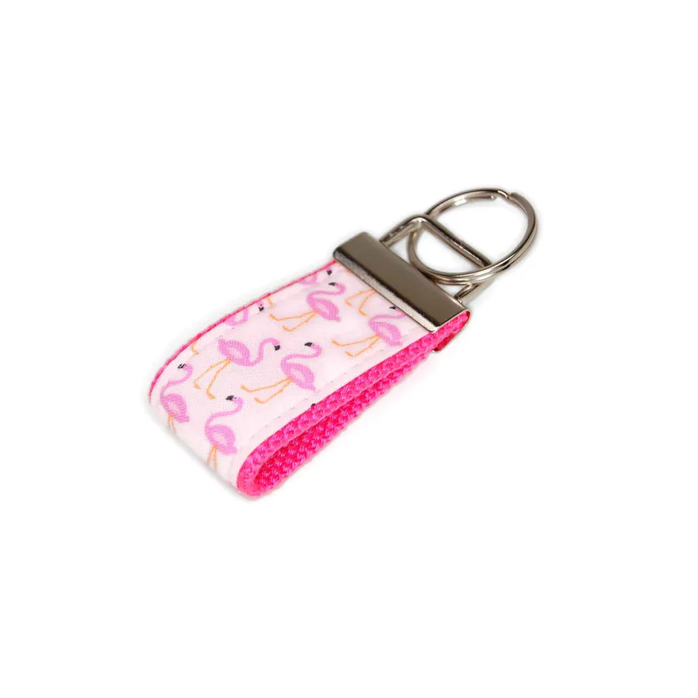Flamingos Charming Keychain