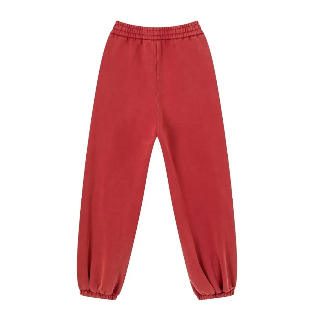 Snow Washed Oversized Fleece Men's Jogger Pants