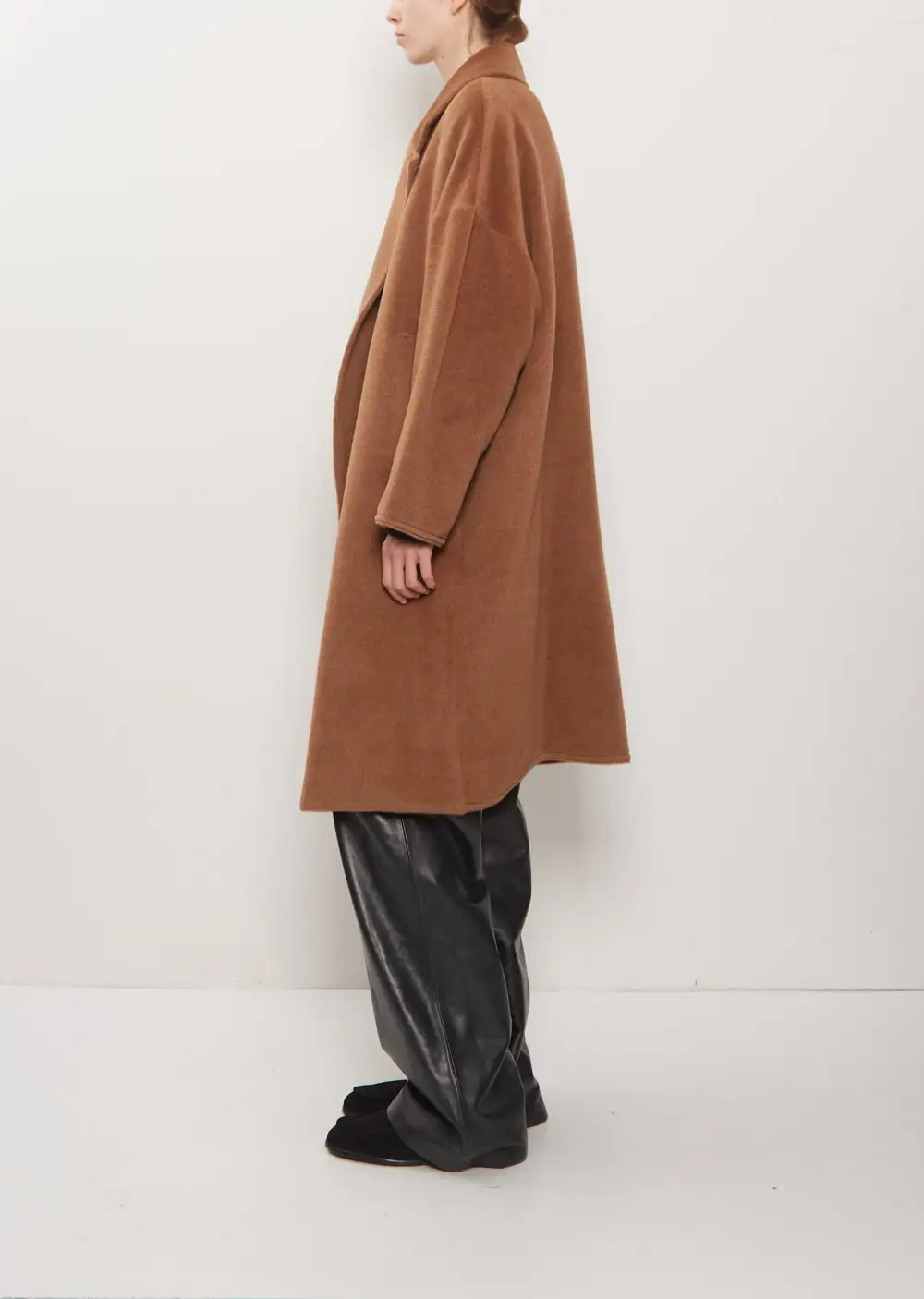 Women's Classic Oversized Notch Lapel Coat
