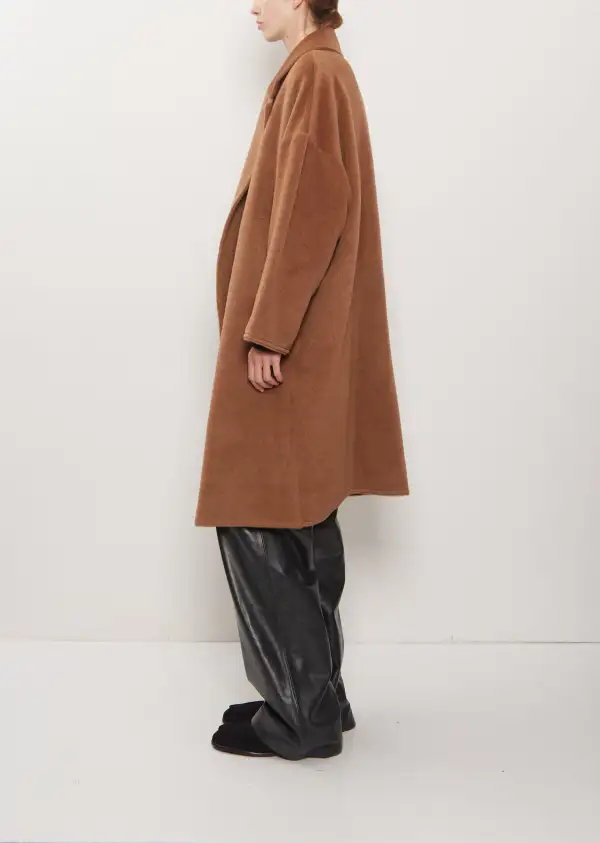 Women's Classic Oversized Notch Lapel Coat