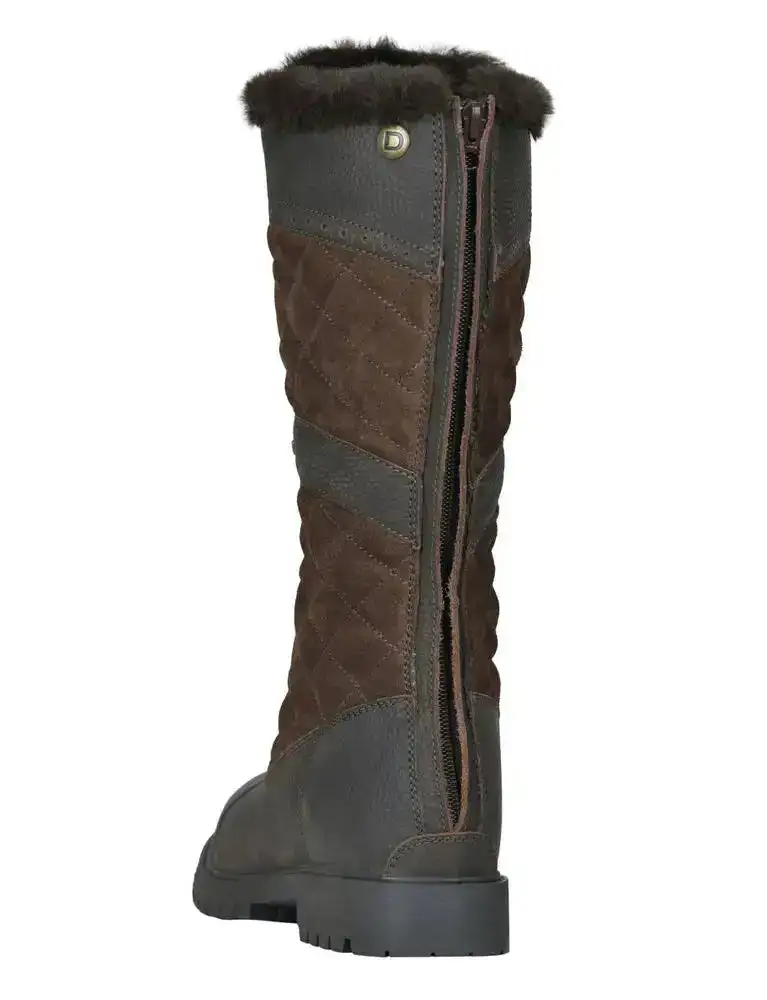 Lace-Up Zip Riding Boots
