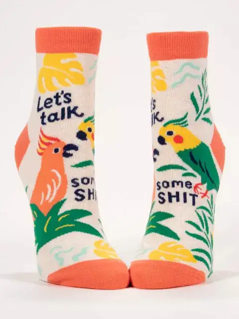Women's Let's Talk Some Shit Ankle Socks