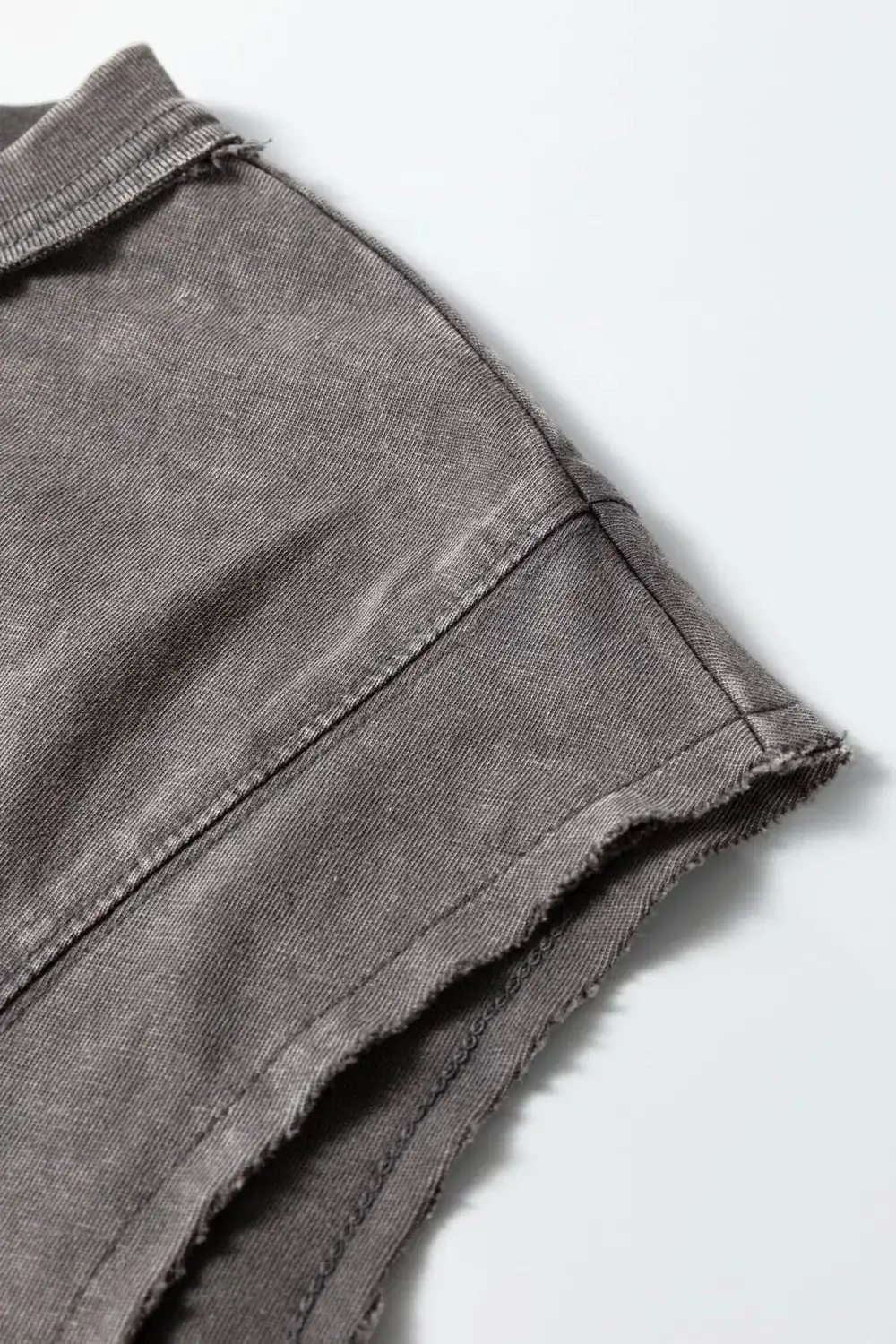 Mineral Wash Boxy Fit Cotton Tank Top
