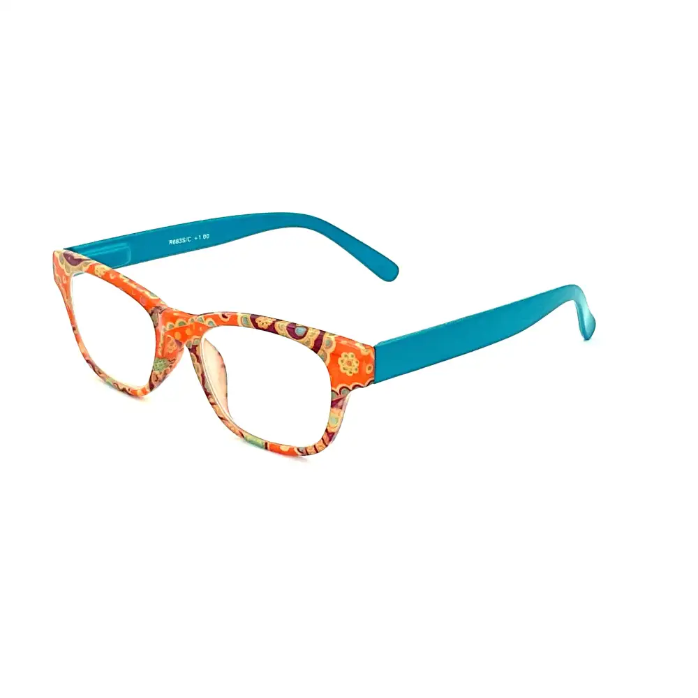 Full-Lens Case-Included Reading Glasses