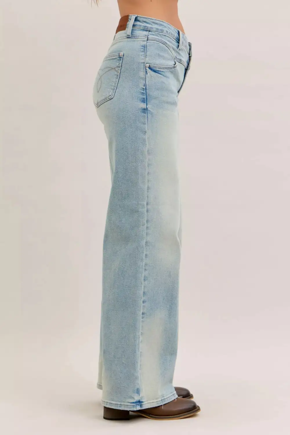 Classic High Rise Straight Leg Jeans