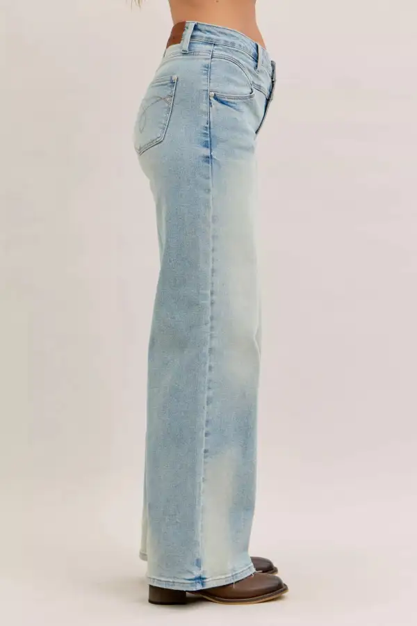 Classic High Rise Straight Leg Jeans