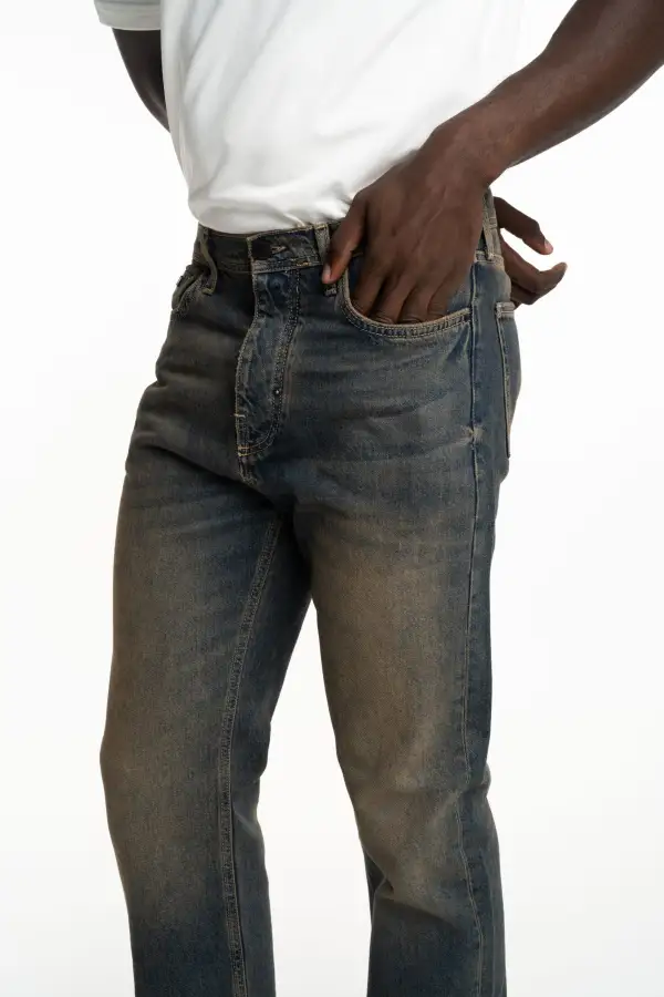 Classic Flared Straight Five Pocket Jeans