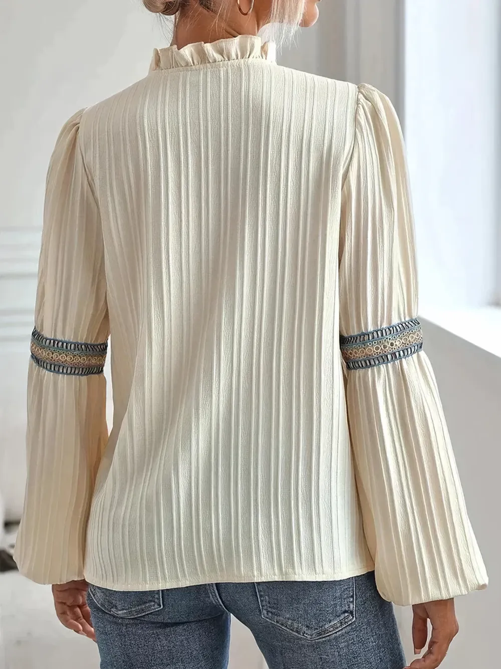 Relaxed Embroidered Blouse