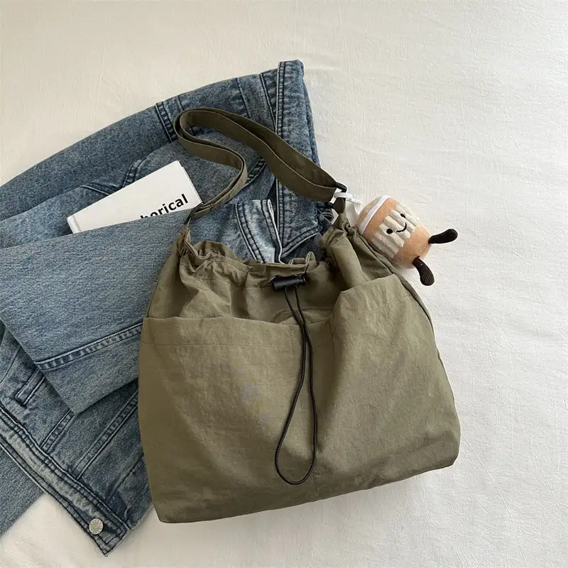 Drawstring Bucket Bag