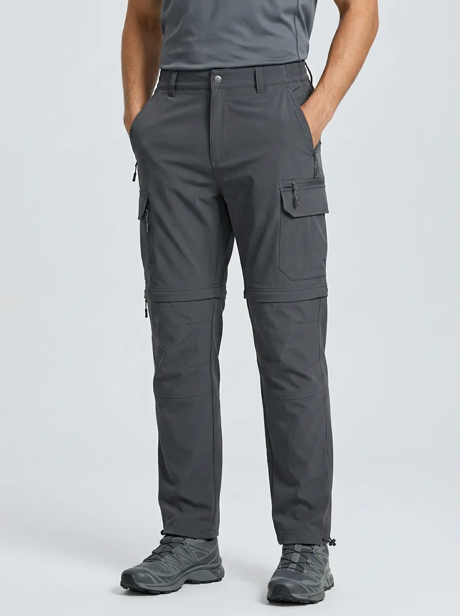 Men's Ridge Travel Waterproof Zip-Off Tactical Cargo Pants