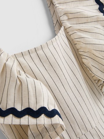 1.5-9yrs | Stripe Ric Rac Jumpsuit detail 2