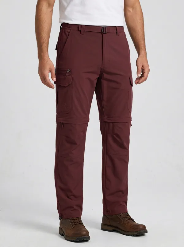 Men's Outback Range Compass Graphic Waterproof Zip-Off Tactical Cargo Pants