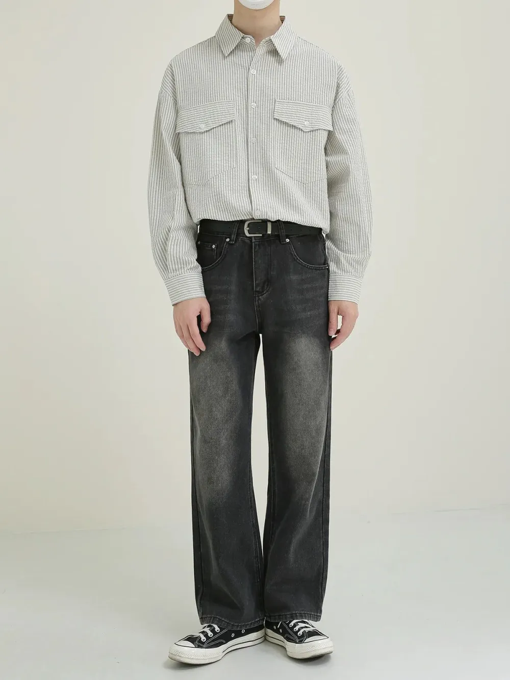 Faded Highlight Bootcut Jeans