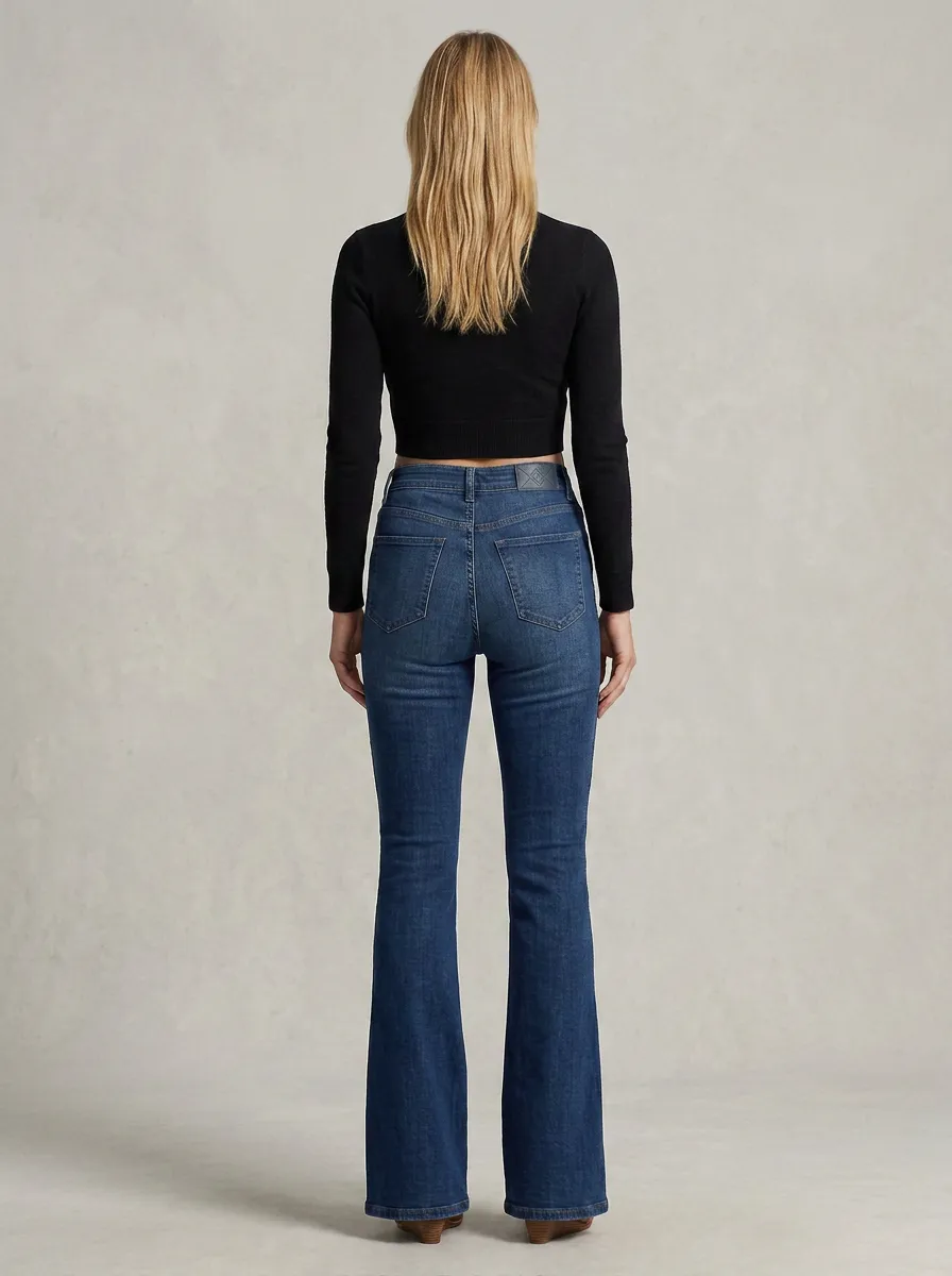 Women's High Waist Casual Denim Jeans
