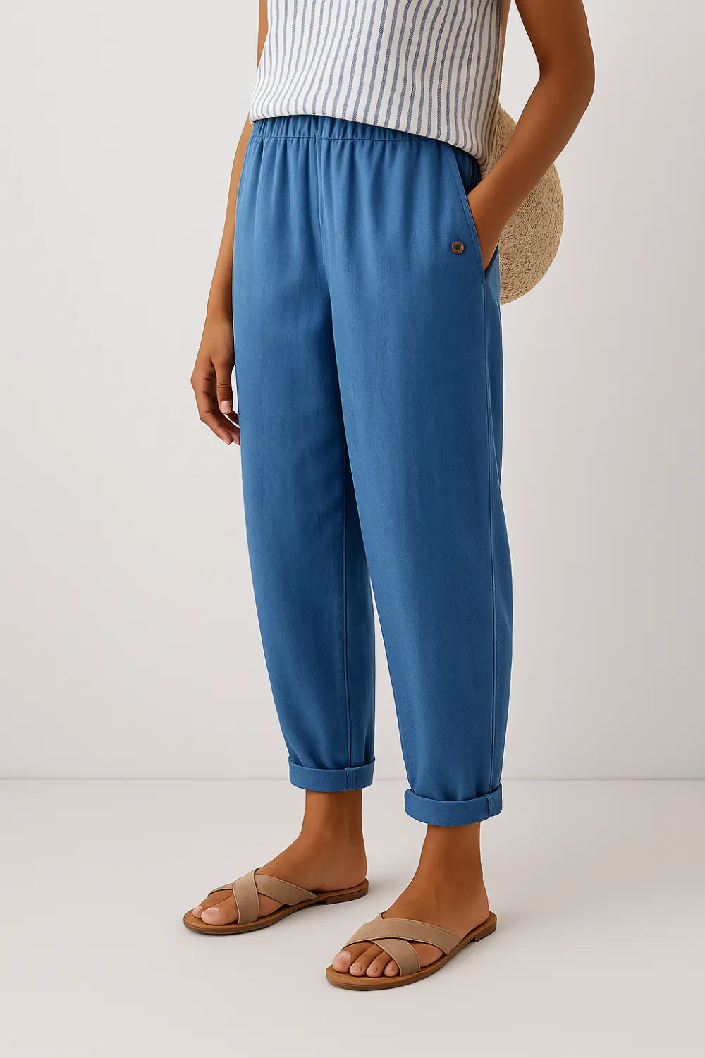 Relaxed Pocket Cuffed Pants
