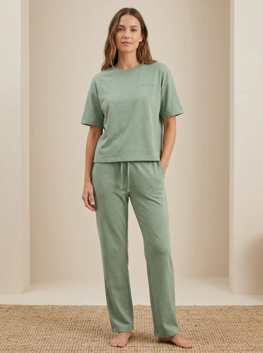 Letter Printed Lounge Set