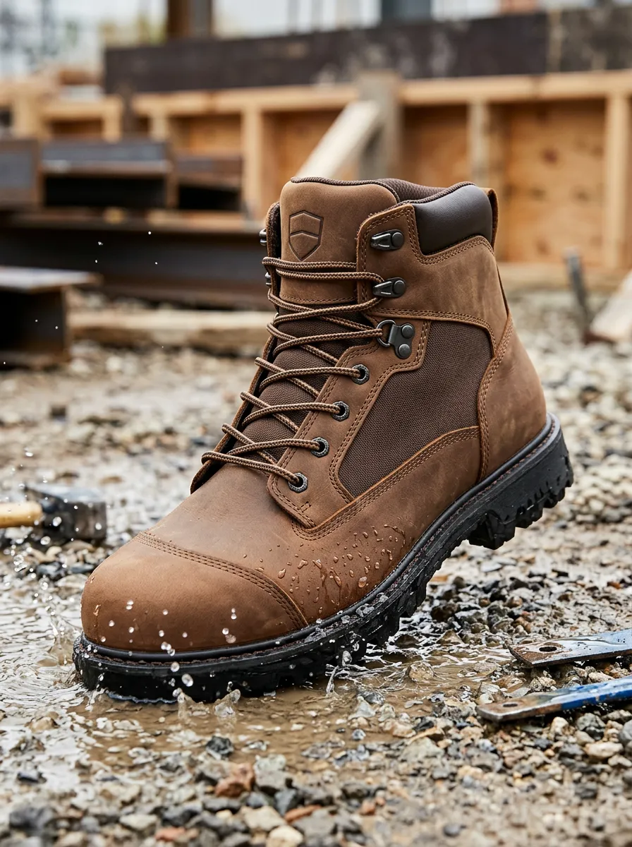 Weekend Construction Design Men' Waterproof Work Boots