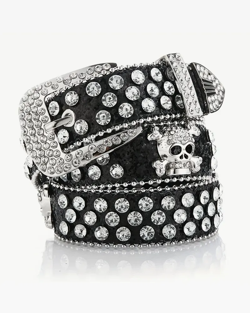 Skull Buckle Women's Belt