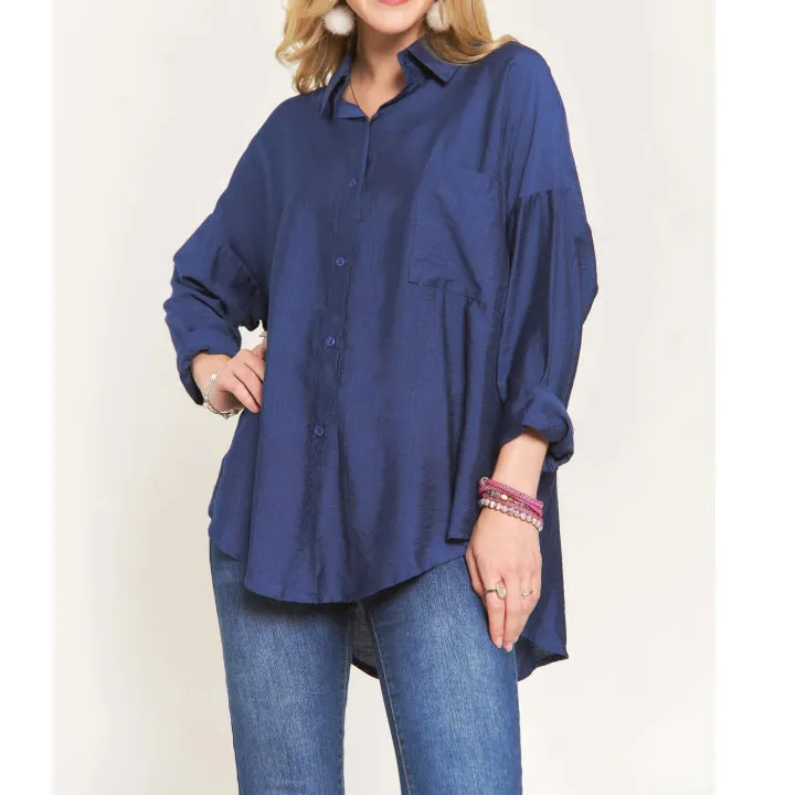 Adora Button Down Linen Shirt