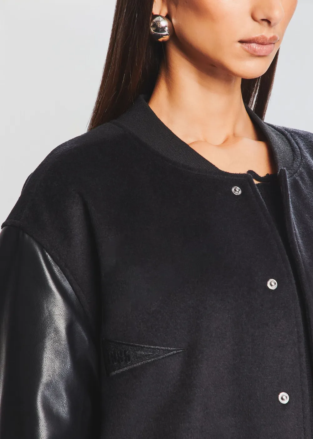 Letter Print Jacket