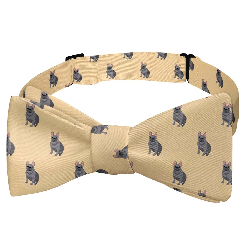 French Bulldog Pattern Bow Tie