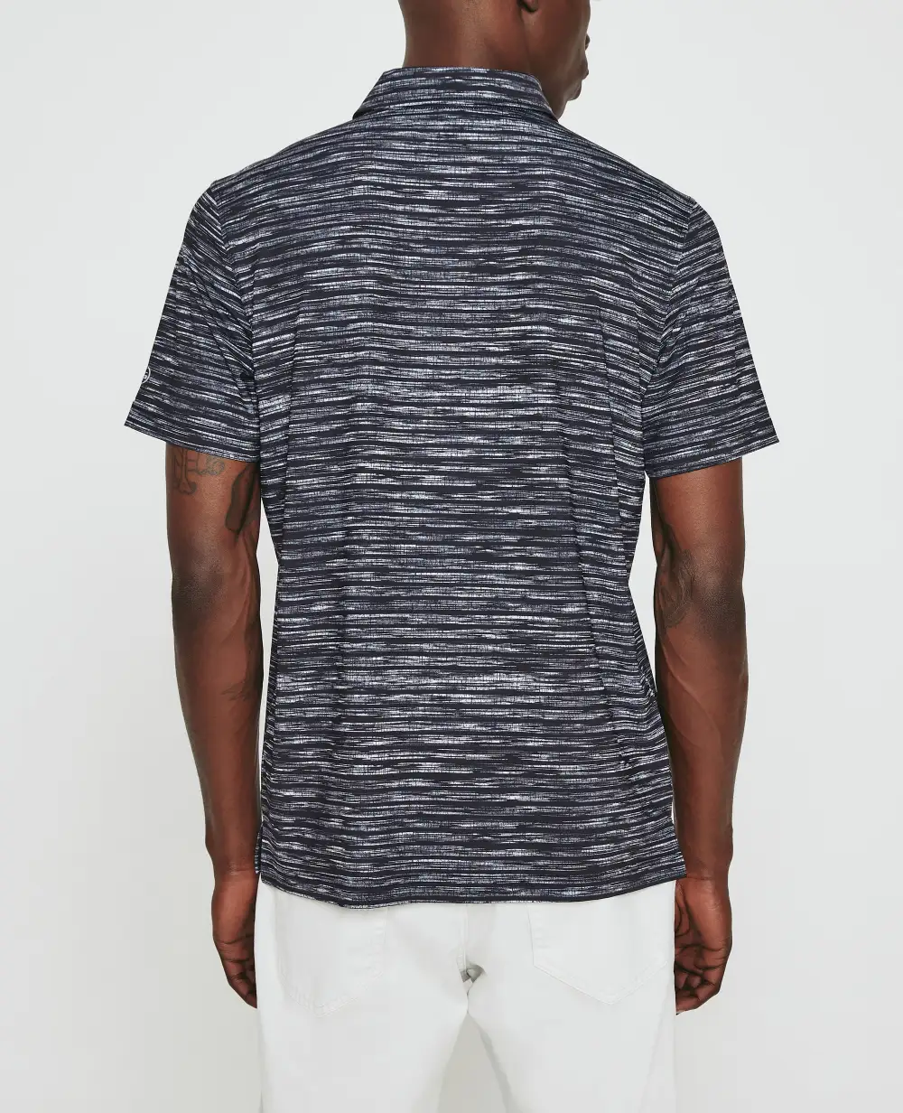 Men's Button Placket Polo Shirt