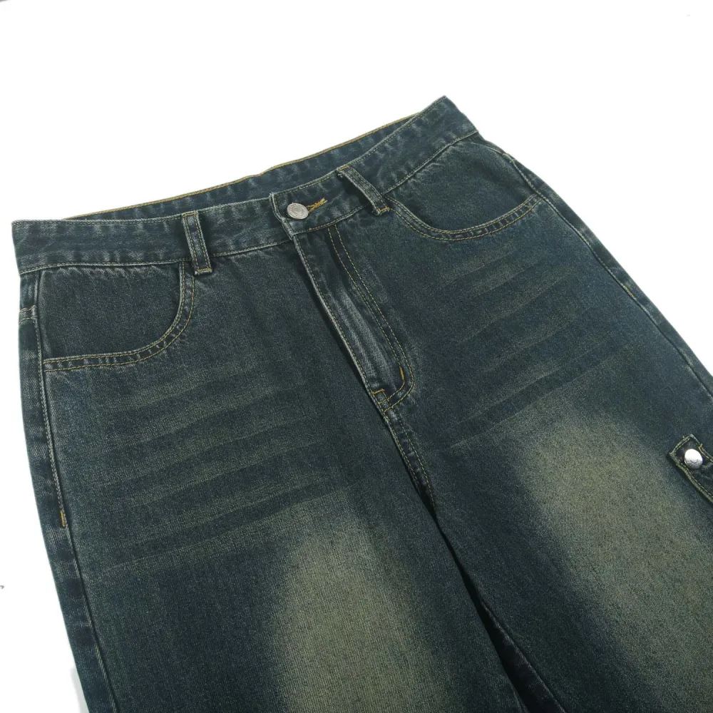 Urban Bootcut Washed Denim Jeans