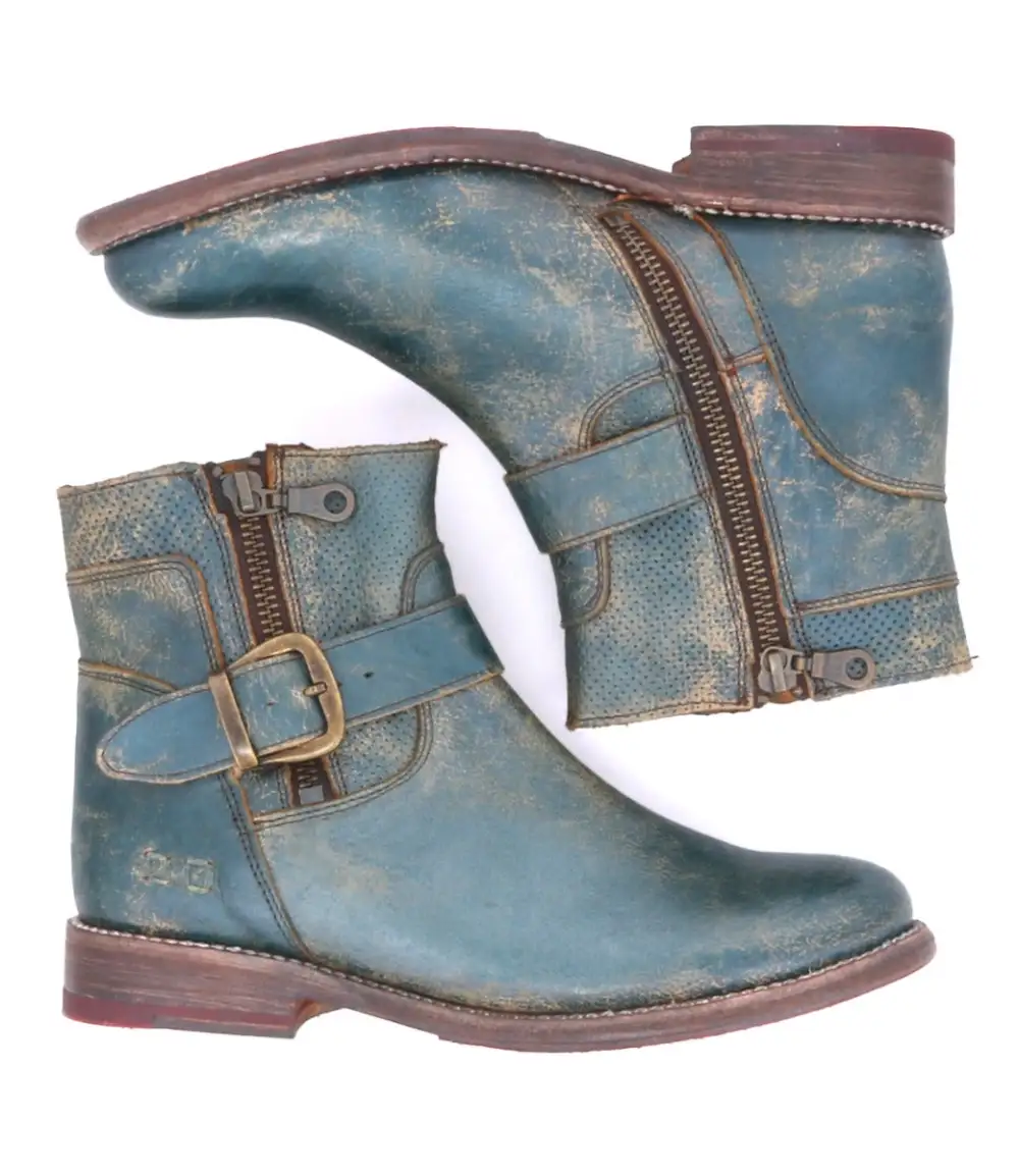Buckled Perforated Everyday Boots