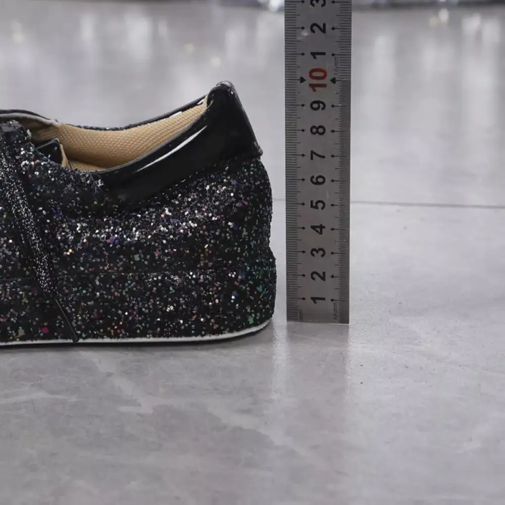 Sparkling Lace-Up Sneakers
