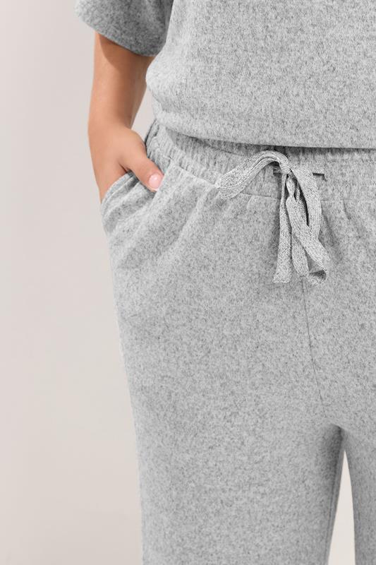 Grey Tie Waist Trousers detail 3