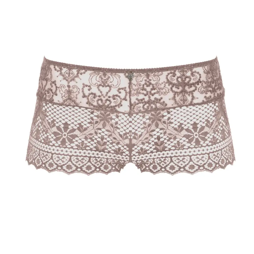 Women's Seamless Lace Lightweight Boxer Panty