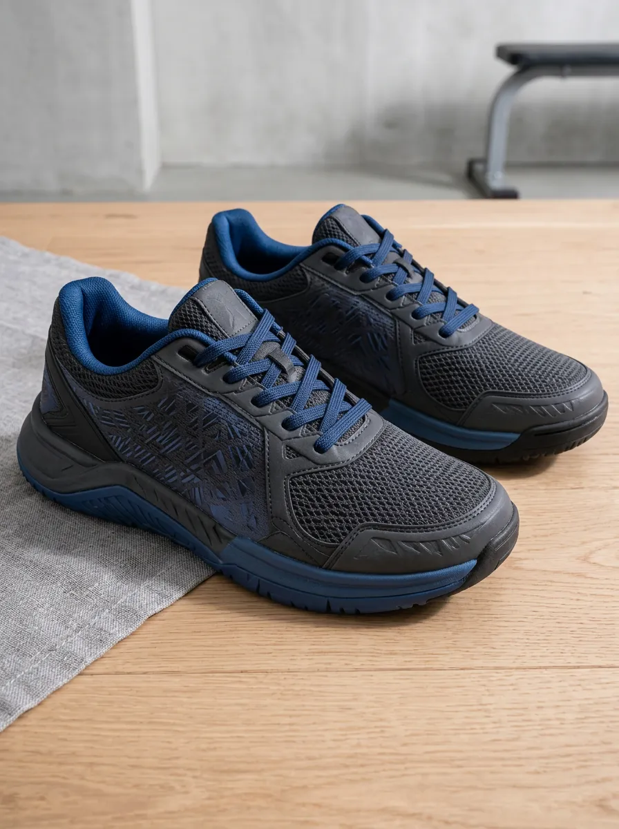 Women's Motion Athletic Fitness Geometric Pattern Printed Sneakers