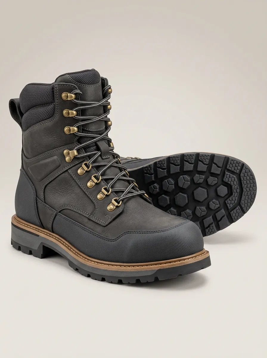 Men's Waterproof Work Boots for Lace Up Style