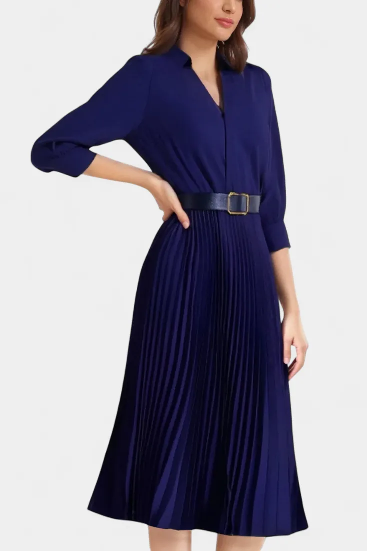 Belted Midi Dress