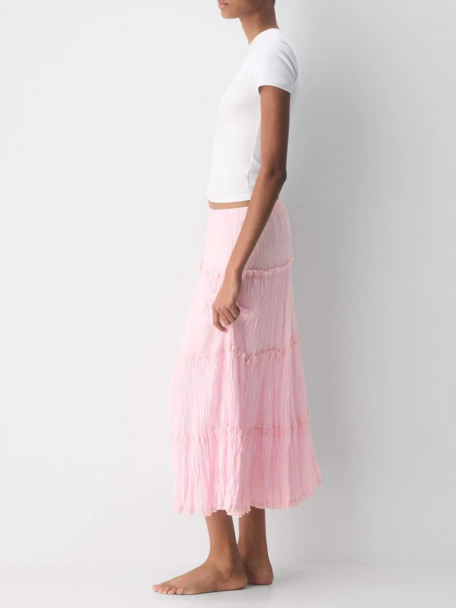 Ruffled Tiered Skirt