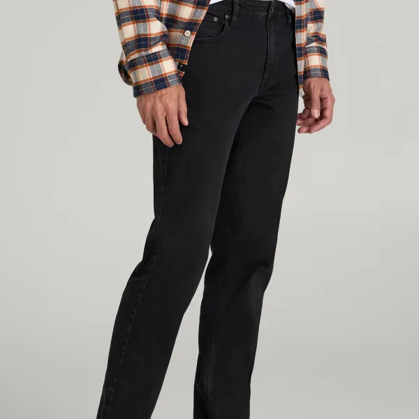 Men's Contemporary Tapered Cotton Stretch Jeans